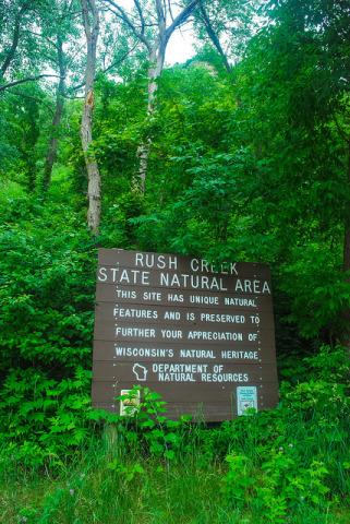 Rush Creek SNA Sign