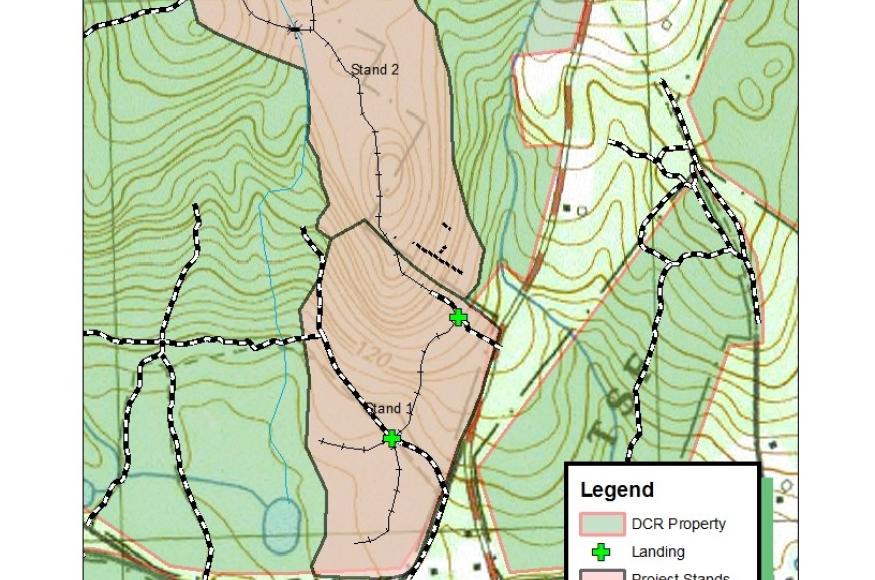 A map of the project area