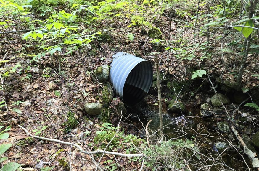 A small storm culvert