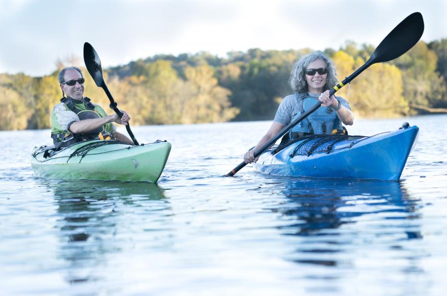 Kayakers.